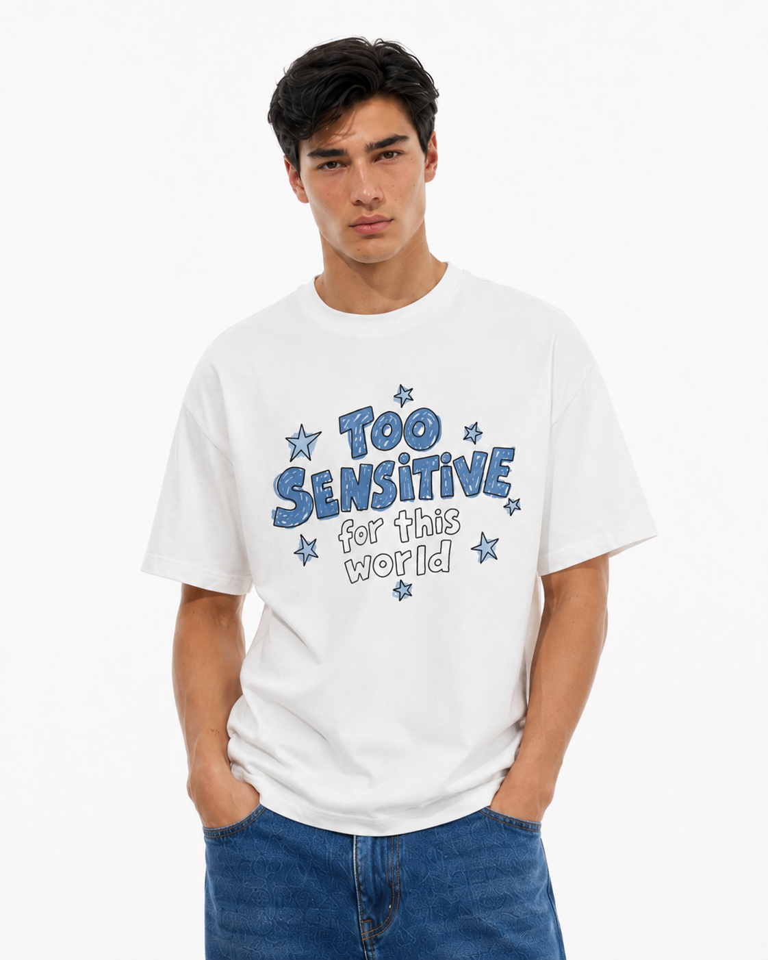 White Oversized T shirt