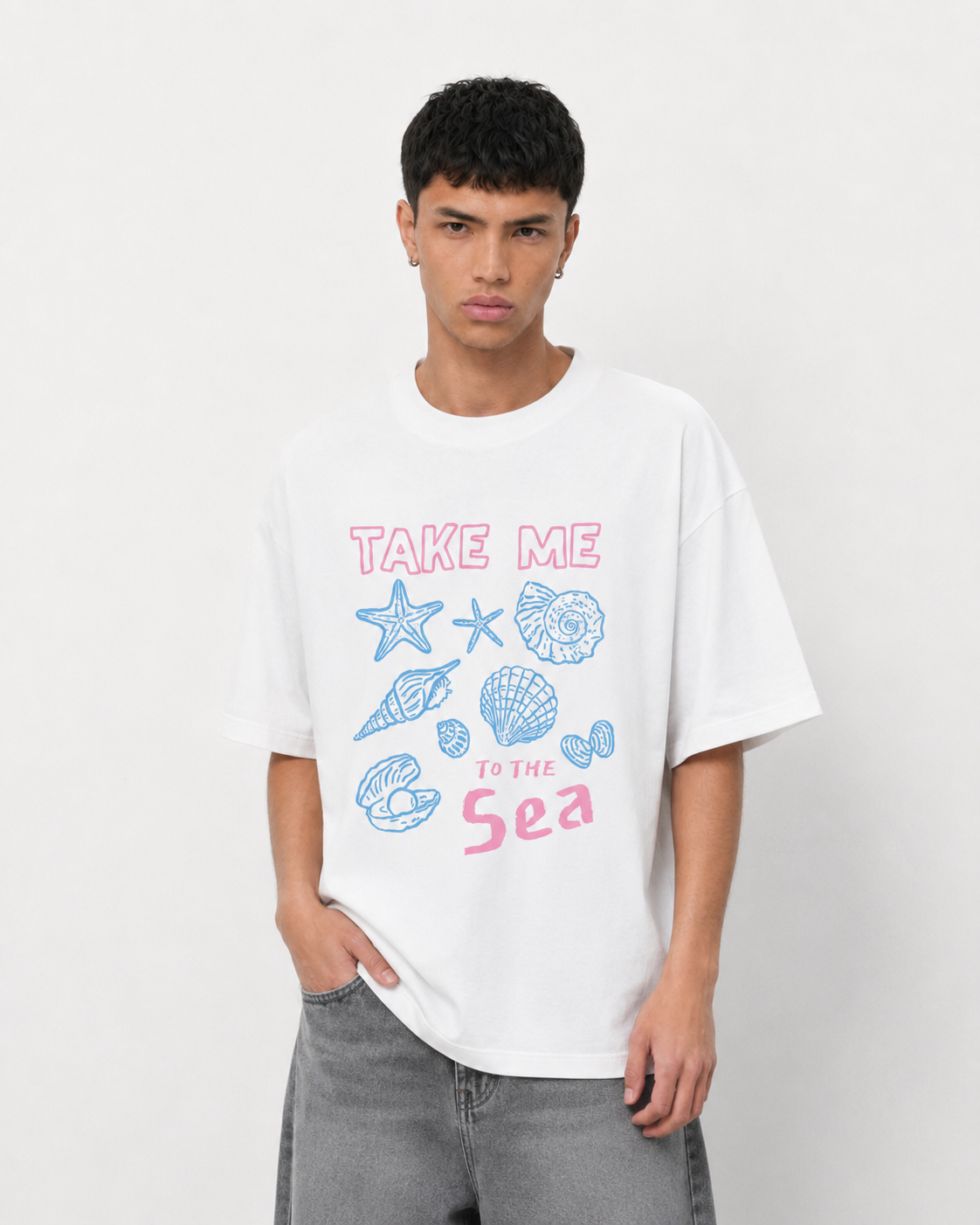 Sea Oversized Classic T-Shirt