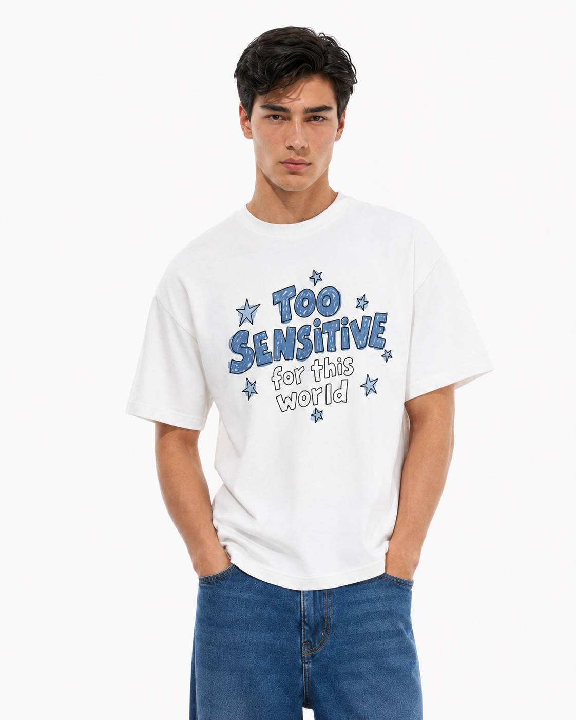 White Oversized T shirt