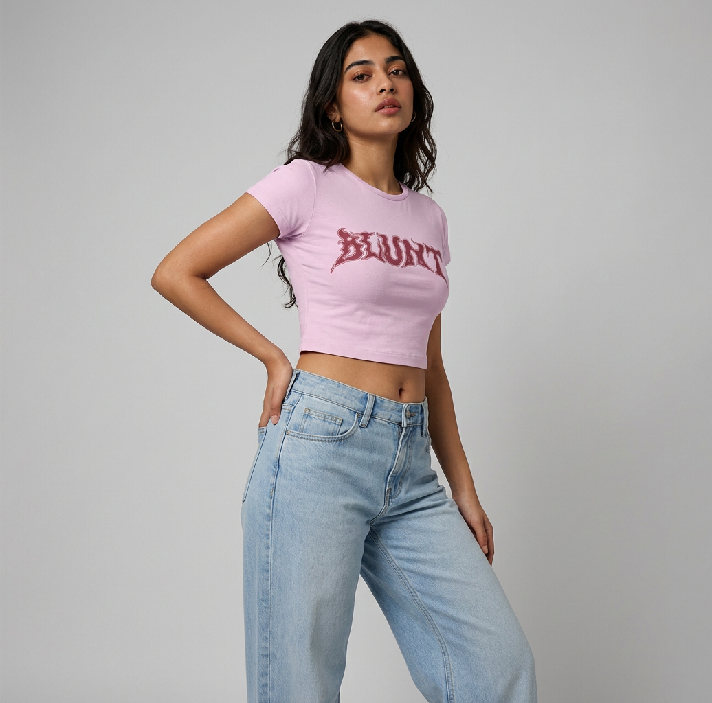 Pink Crop Top