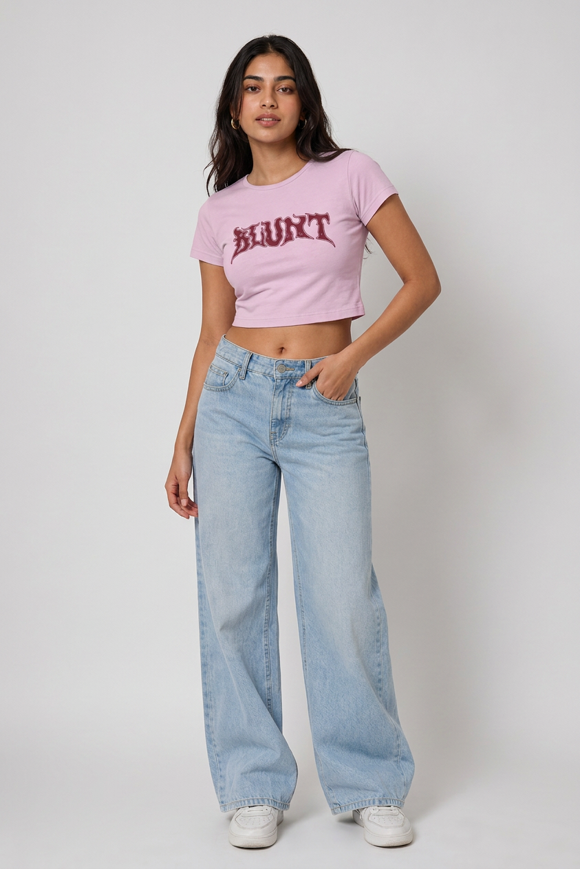 Pink Crop Top