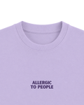 Allergic Purple Oversized T-Shirt