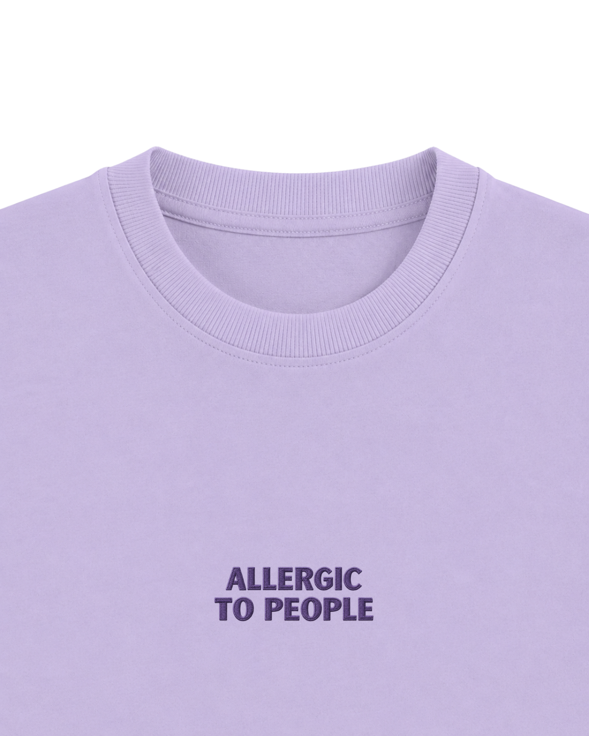 Allergic Purple Oversized T-Shirt