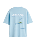 Blue tee